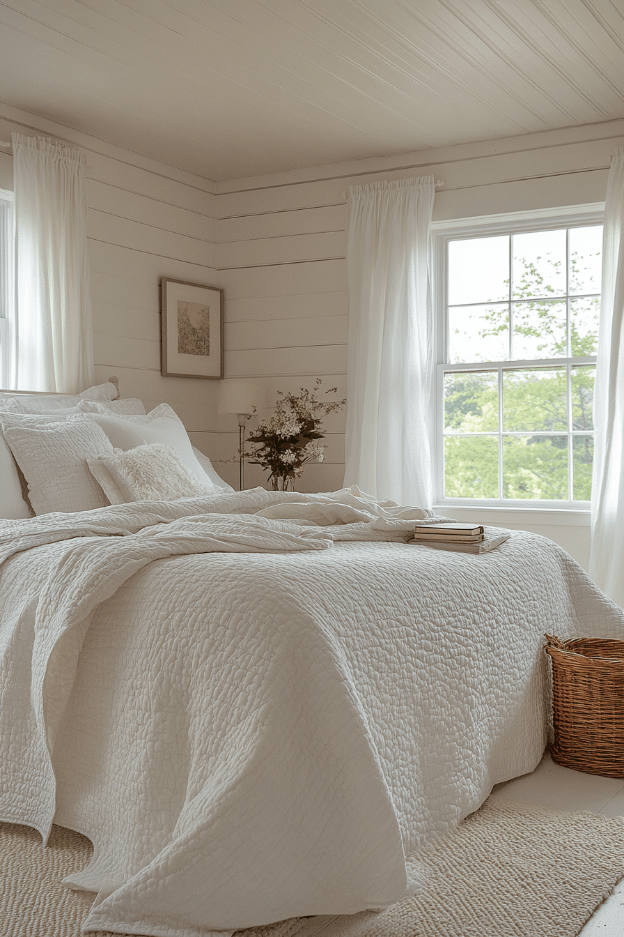 vintage farmhouse bedroom