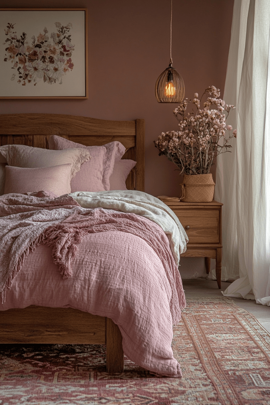 cozy boho bedroom