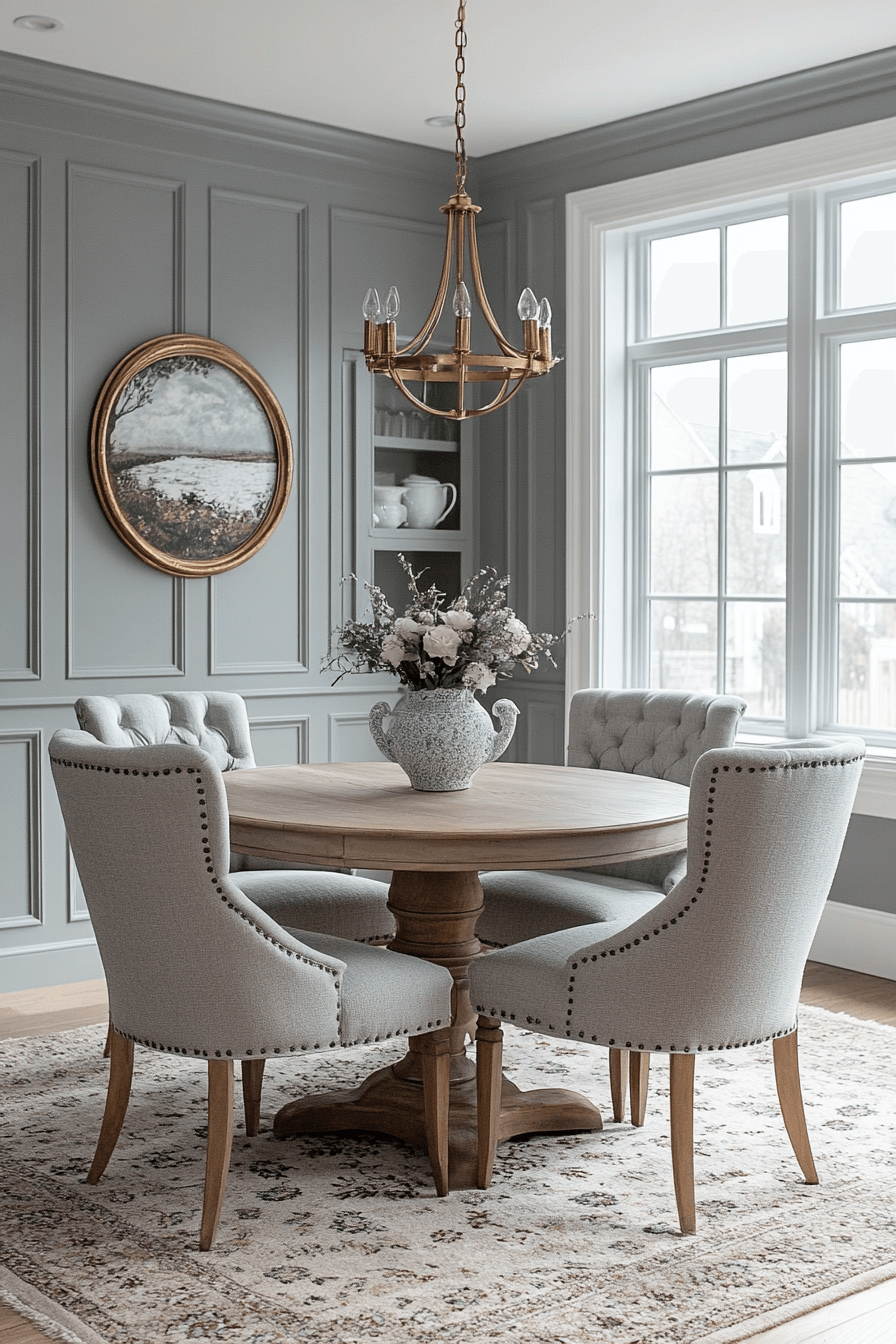 granny chic dining room