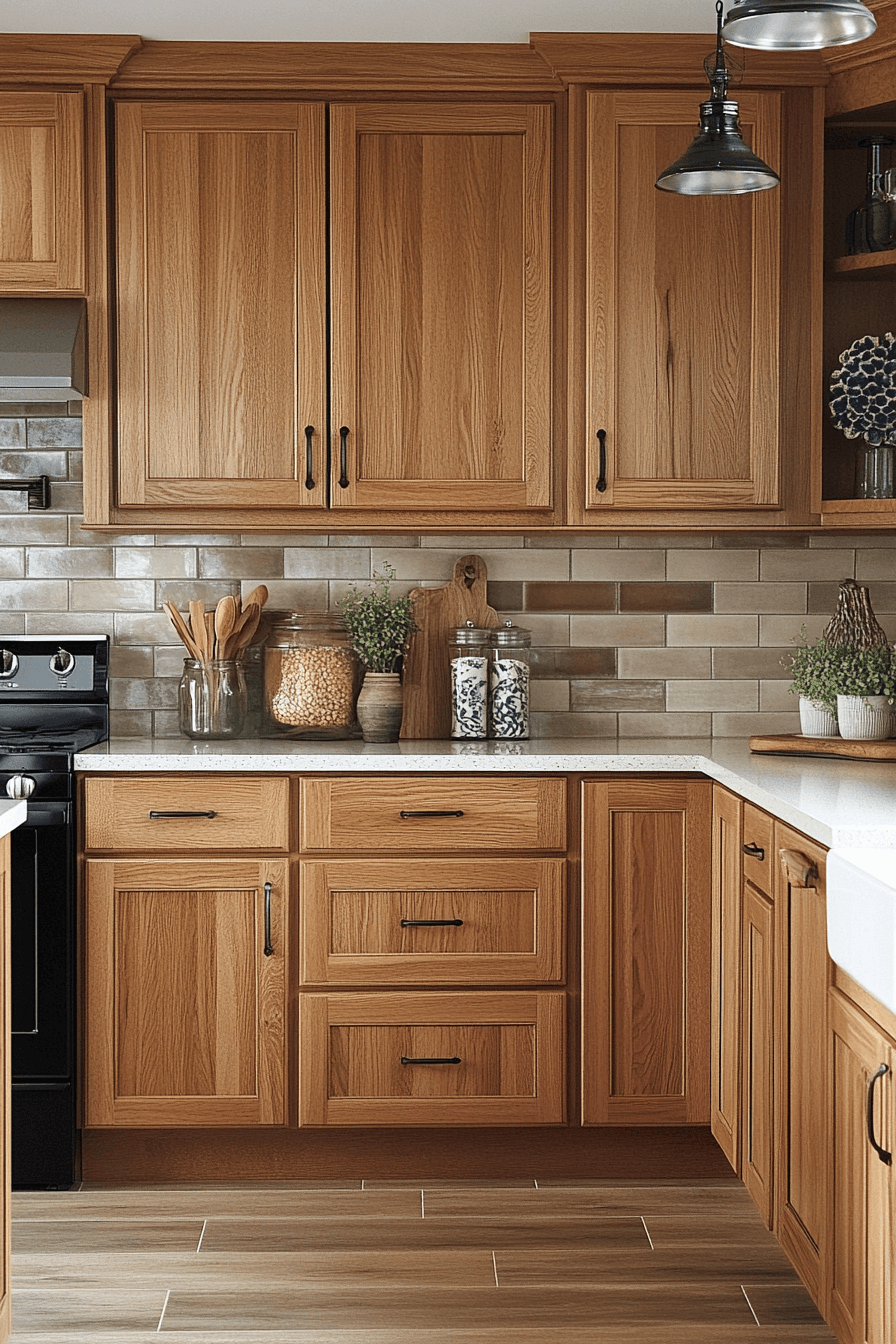 29 Natural Oak Kitchen Cabinets That Bring Warmth, Beauty, and Lasting Style 21 natural oak kitchen cabinets