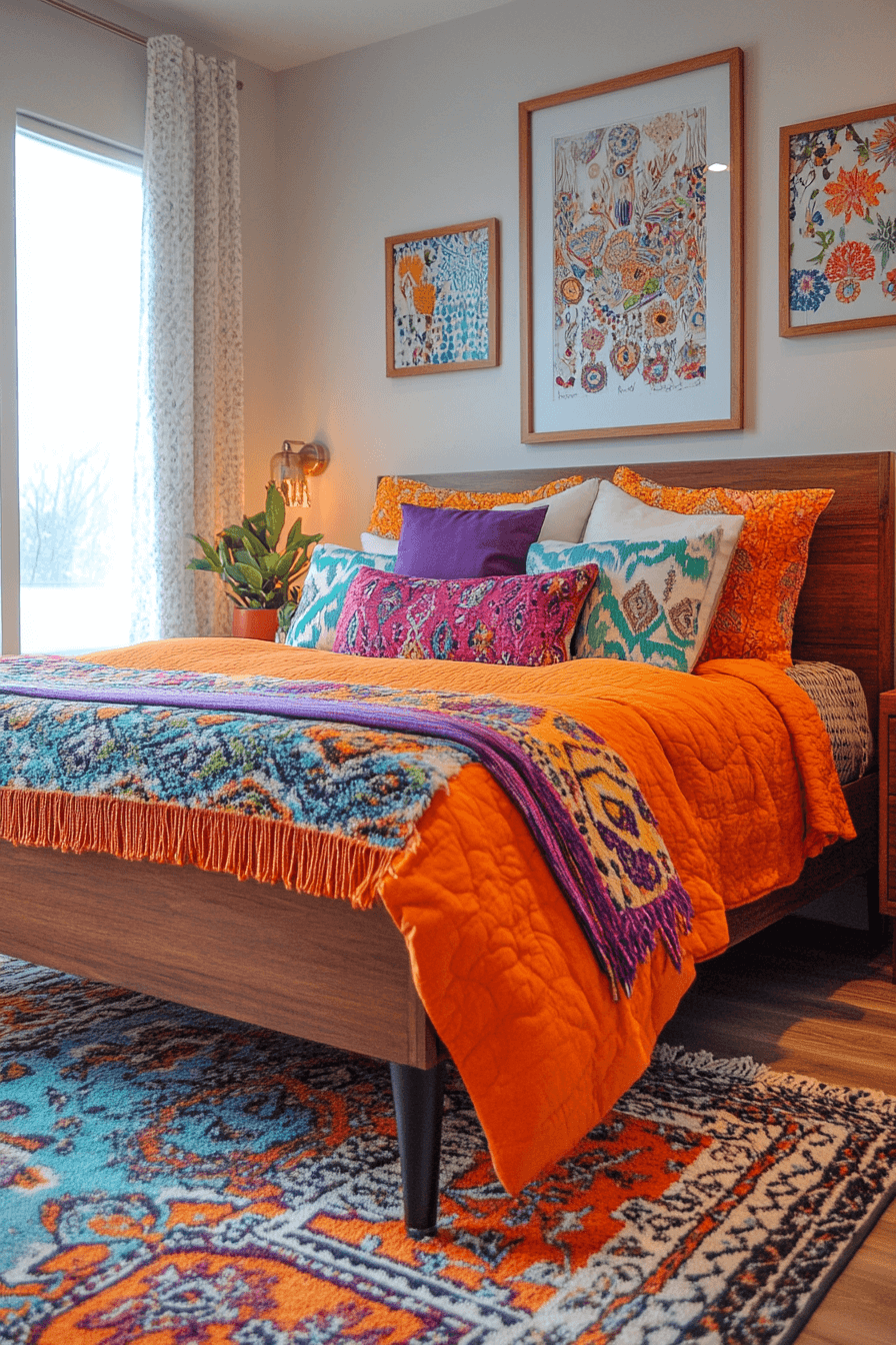 chambre boho chic