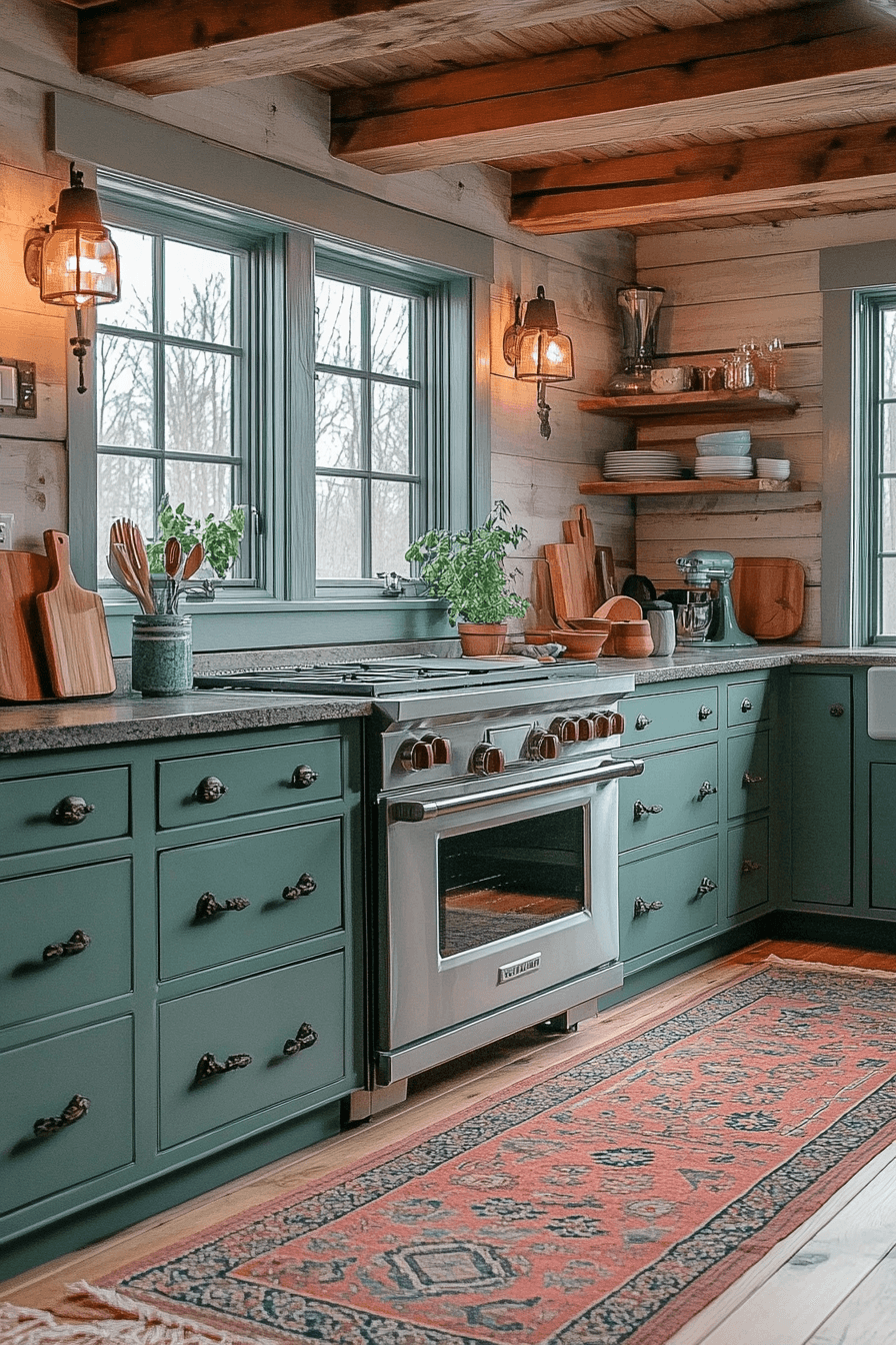 29 Granny Chic Kitchens That Bring Cozy Charm and Timeless Joy 22 granny chic kitchen
