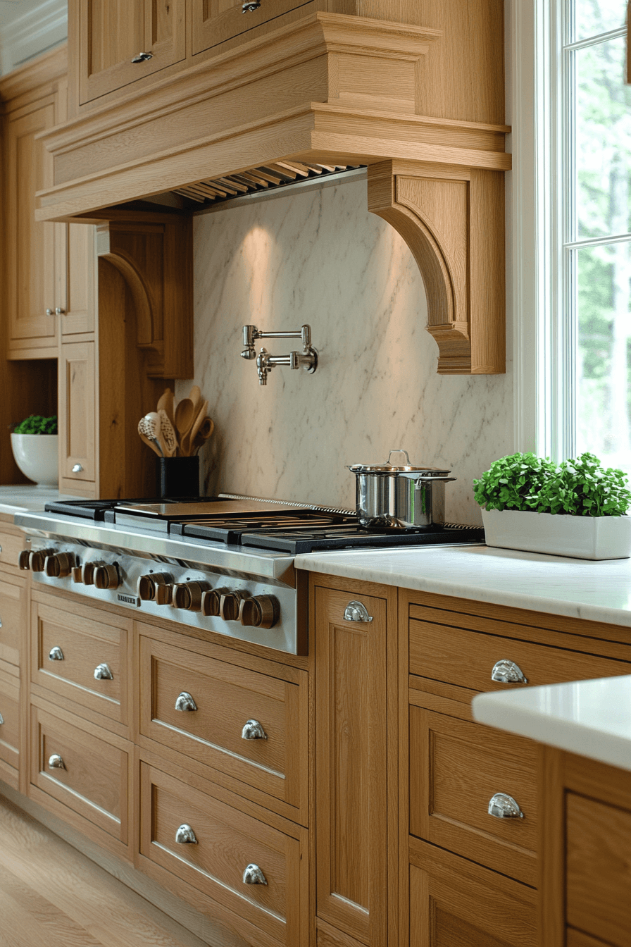 29 Natural Oak Kitchen Cabinets That Bring Warmth, Beauty, and Lasting Style 22 natural oak kitchen cabinets