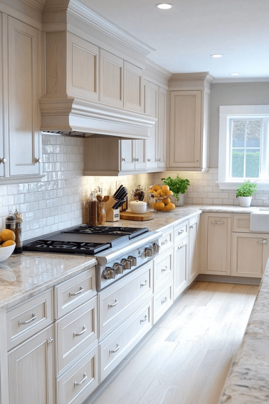 natural maple kitchen cabinets