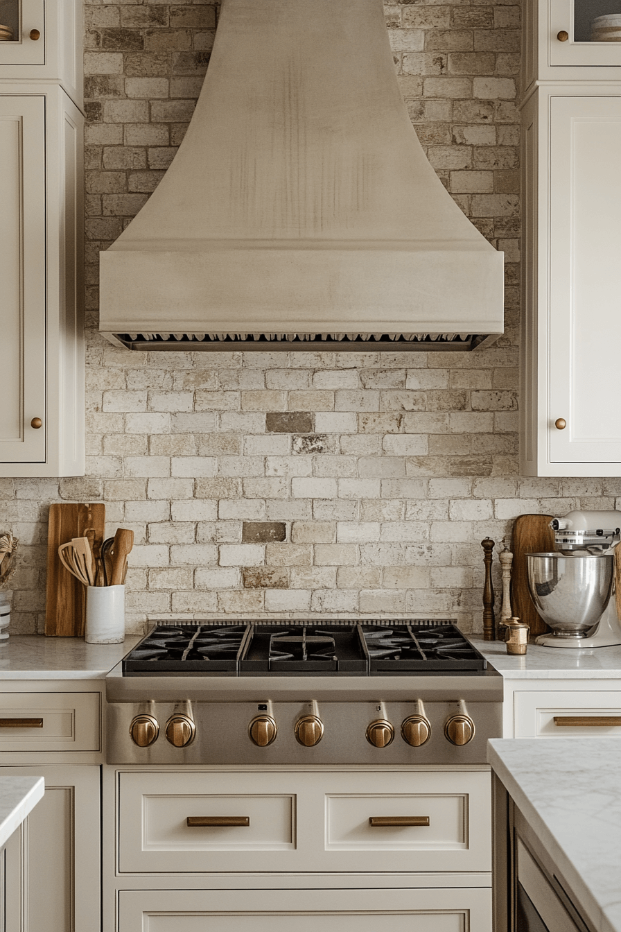rustic kitchen backsplash