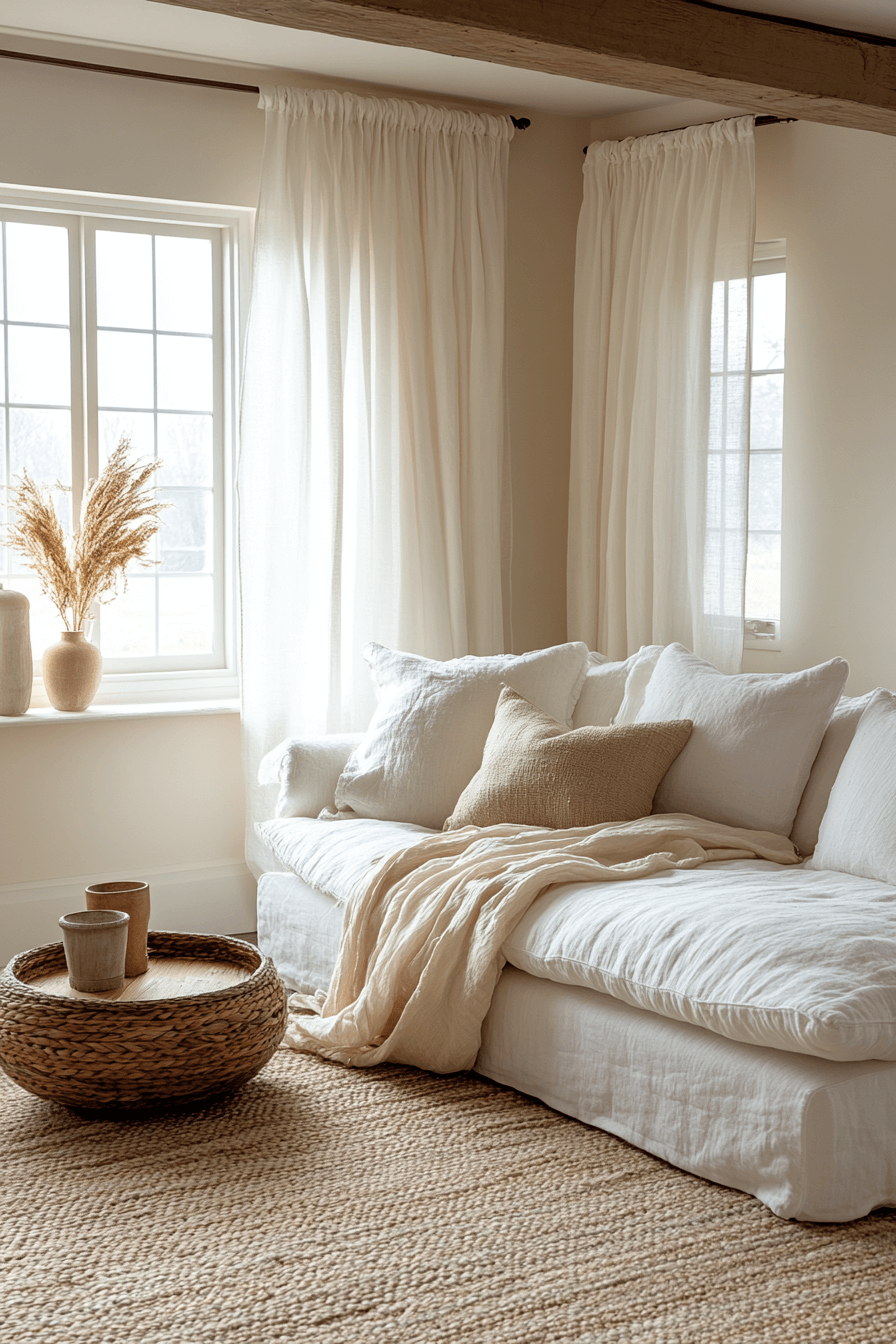 cozy vintage living room