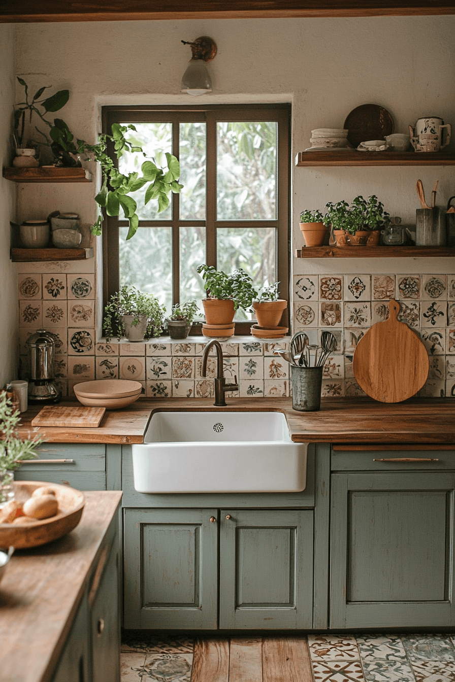 29 Granny Chic Kitchens That Bring Cozy Charm and Timeless Joy 23 granny chic kitchen