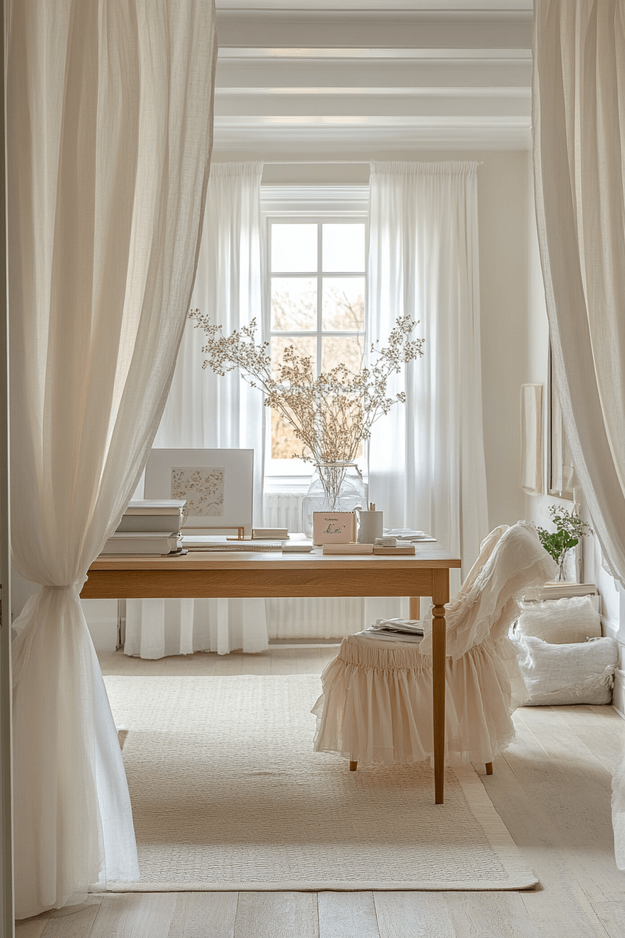 cottagecore office