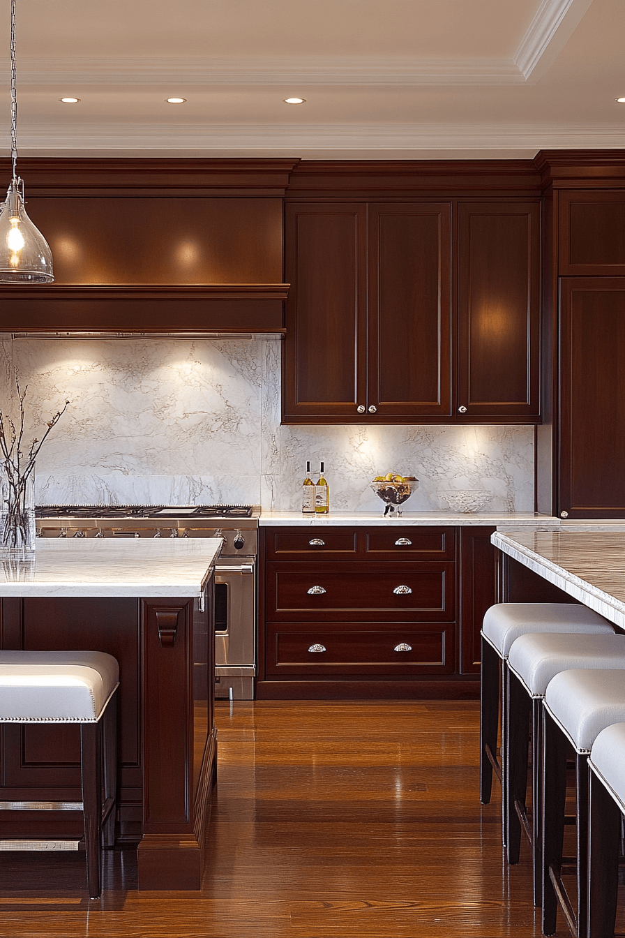 cherry wood kitchen cabinets