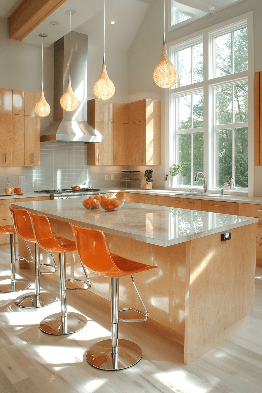natural maple kitchen cabinets