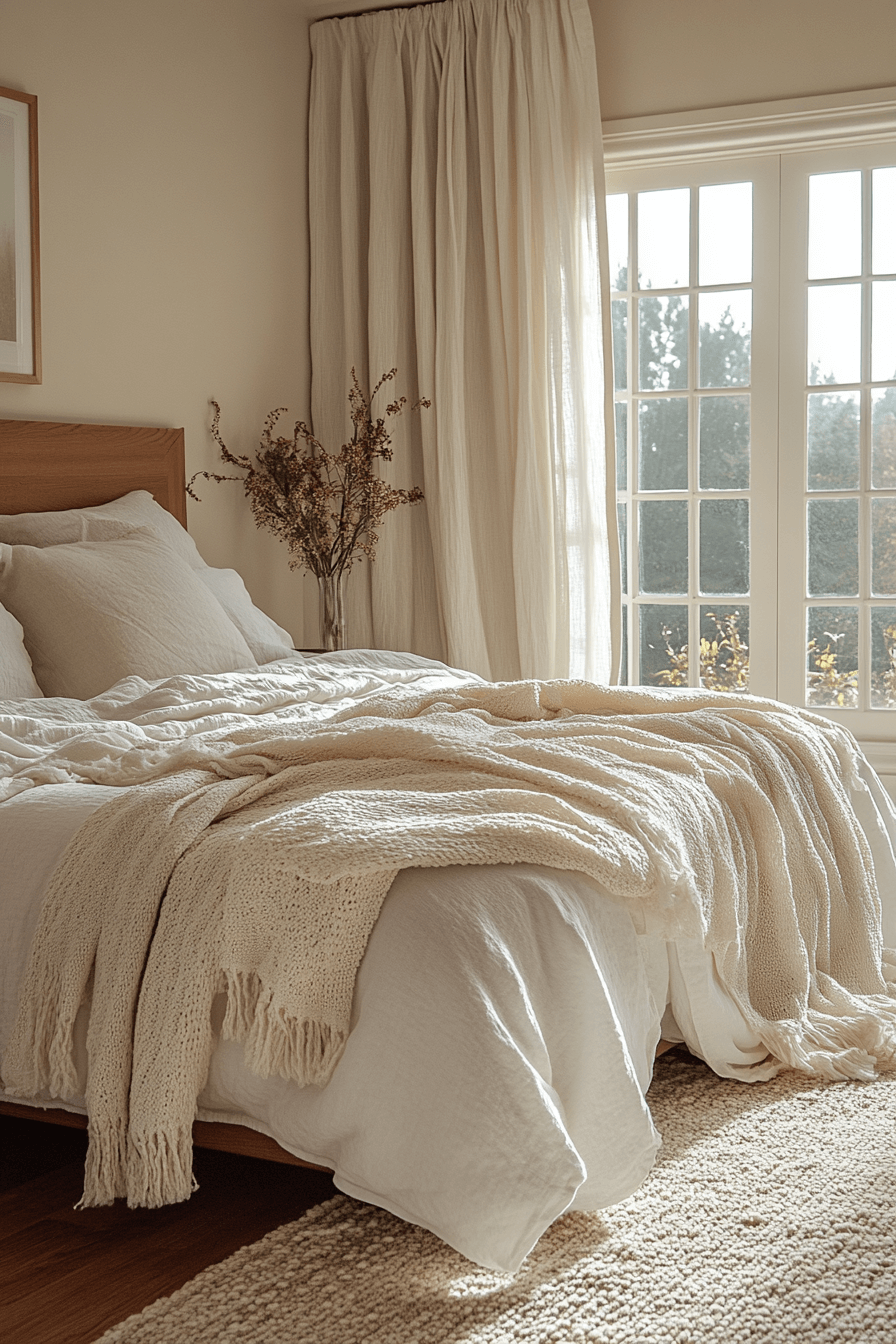 cozy vintage bedroom