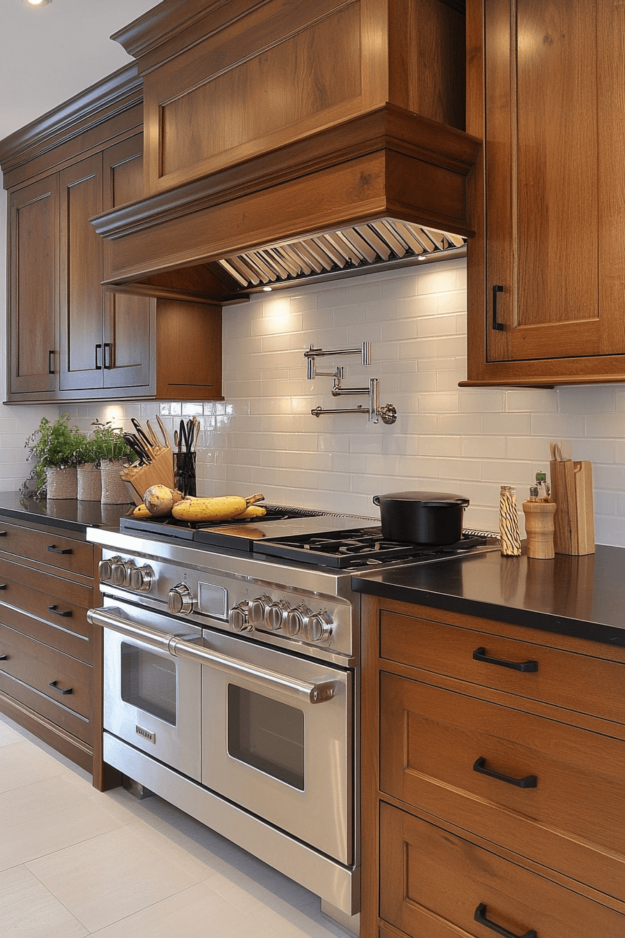 red oak kitchen cabinets