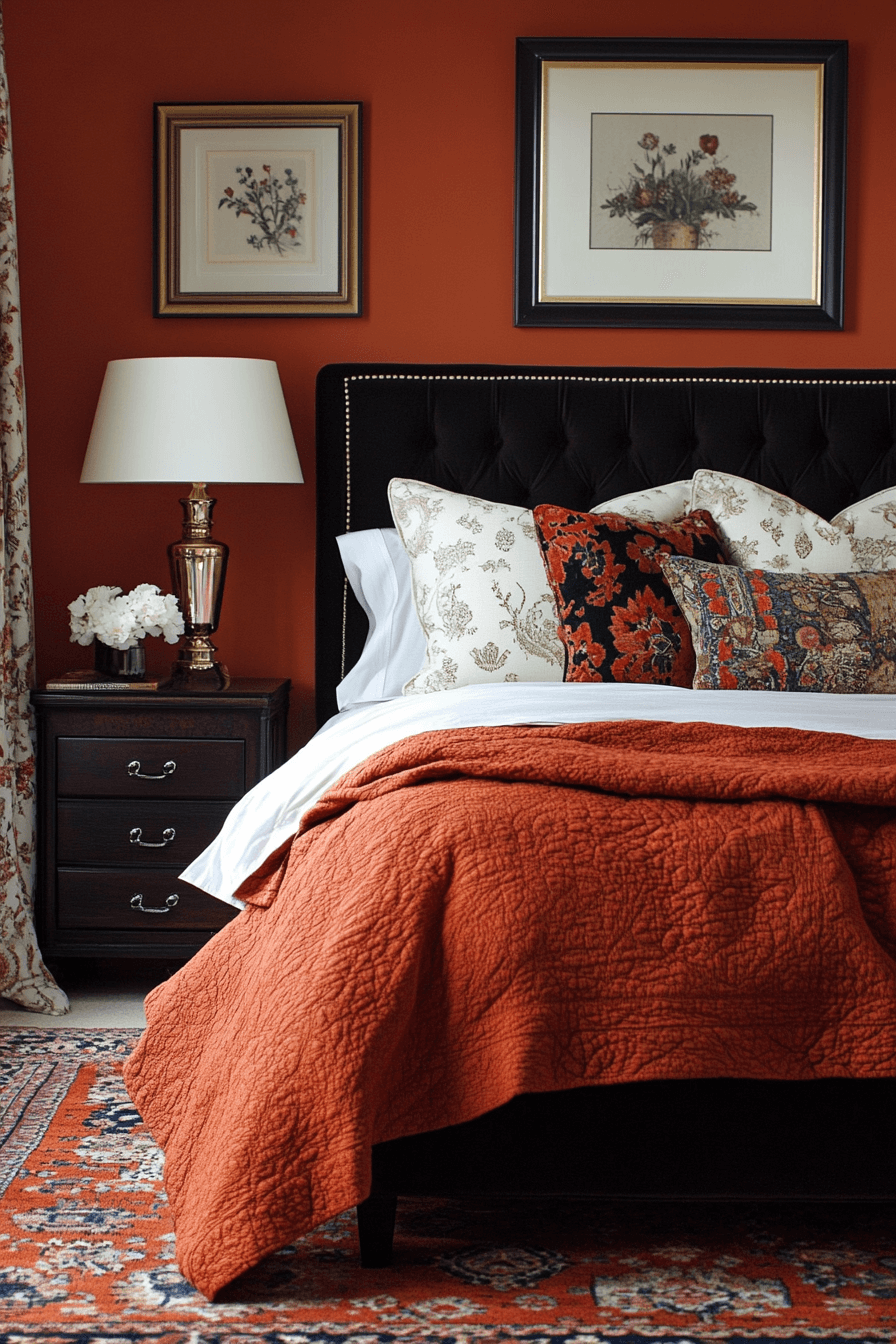 cozy earthy bedroom