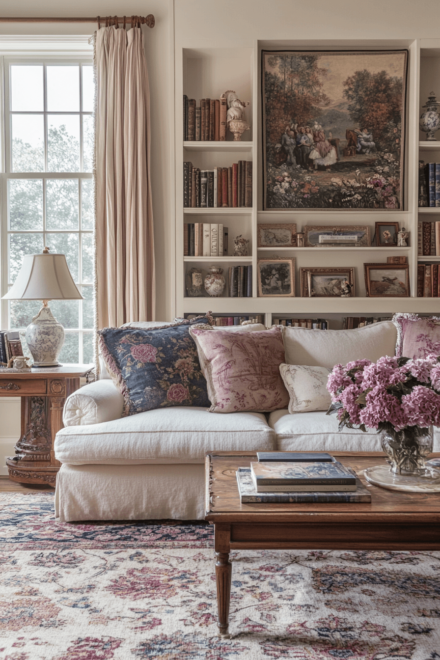 granny chic living room