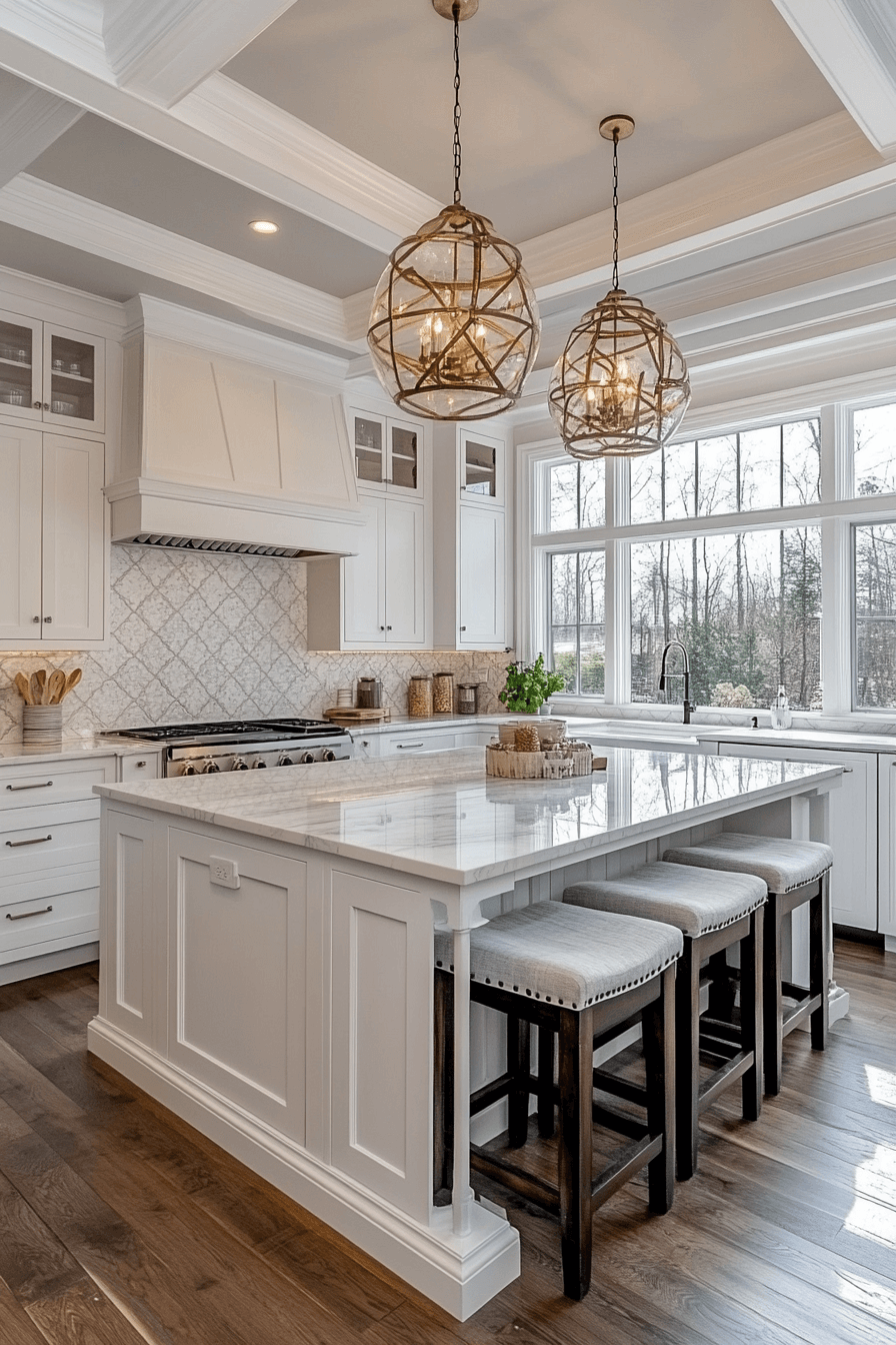white shaker kitchen cabinets