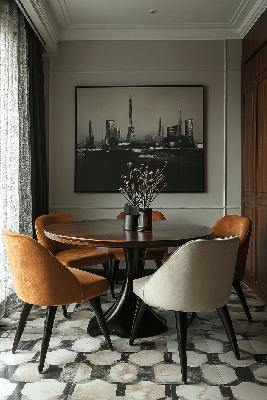 granny chic dining room