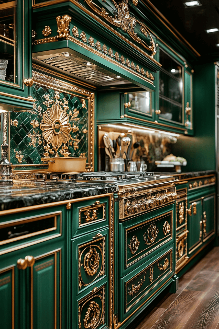 vintage kitchen cabinets
