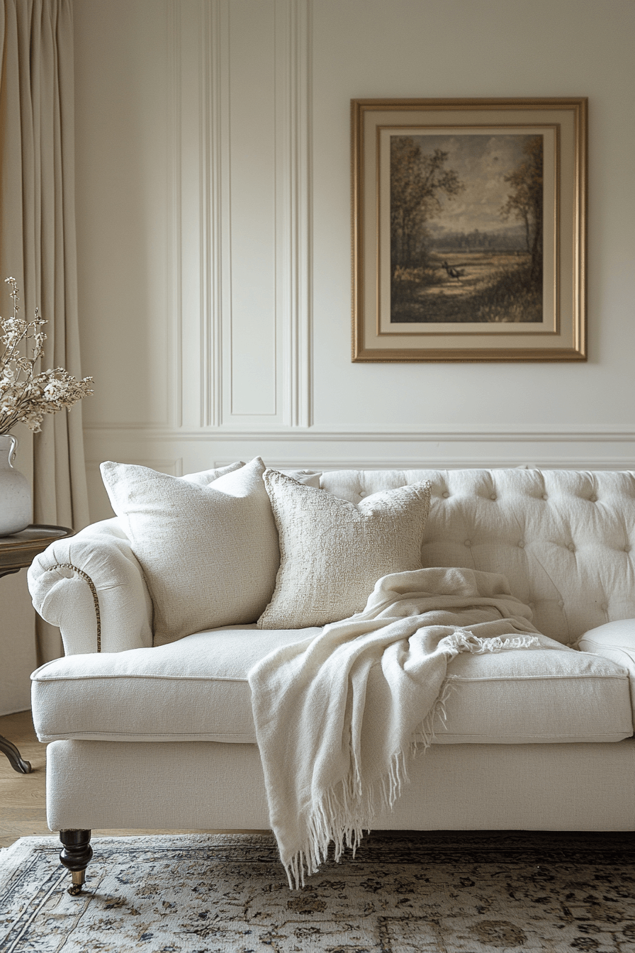 granny chic living room