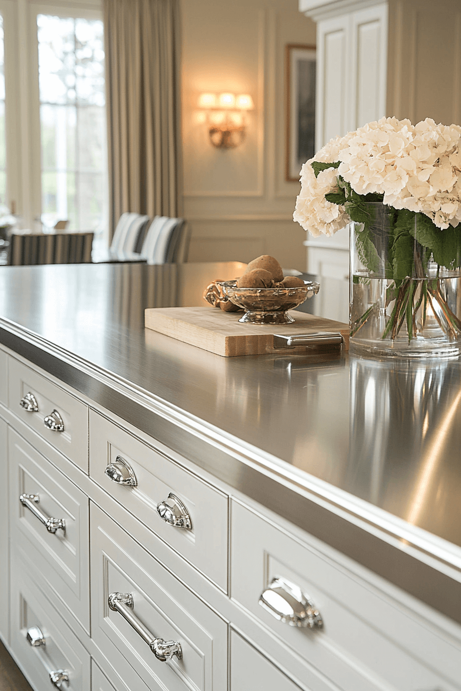 stainless steel kitchen countertops