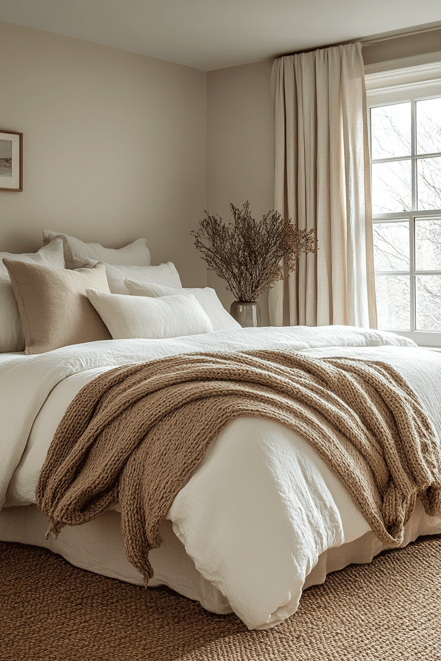 cozy earthy bedroom