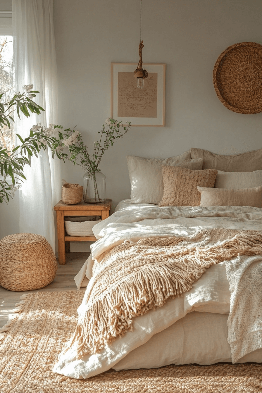 chambre boho chic