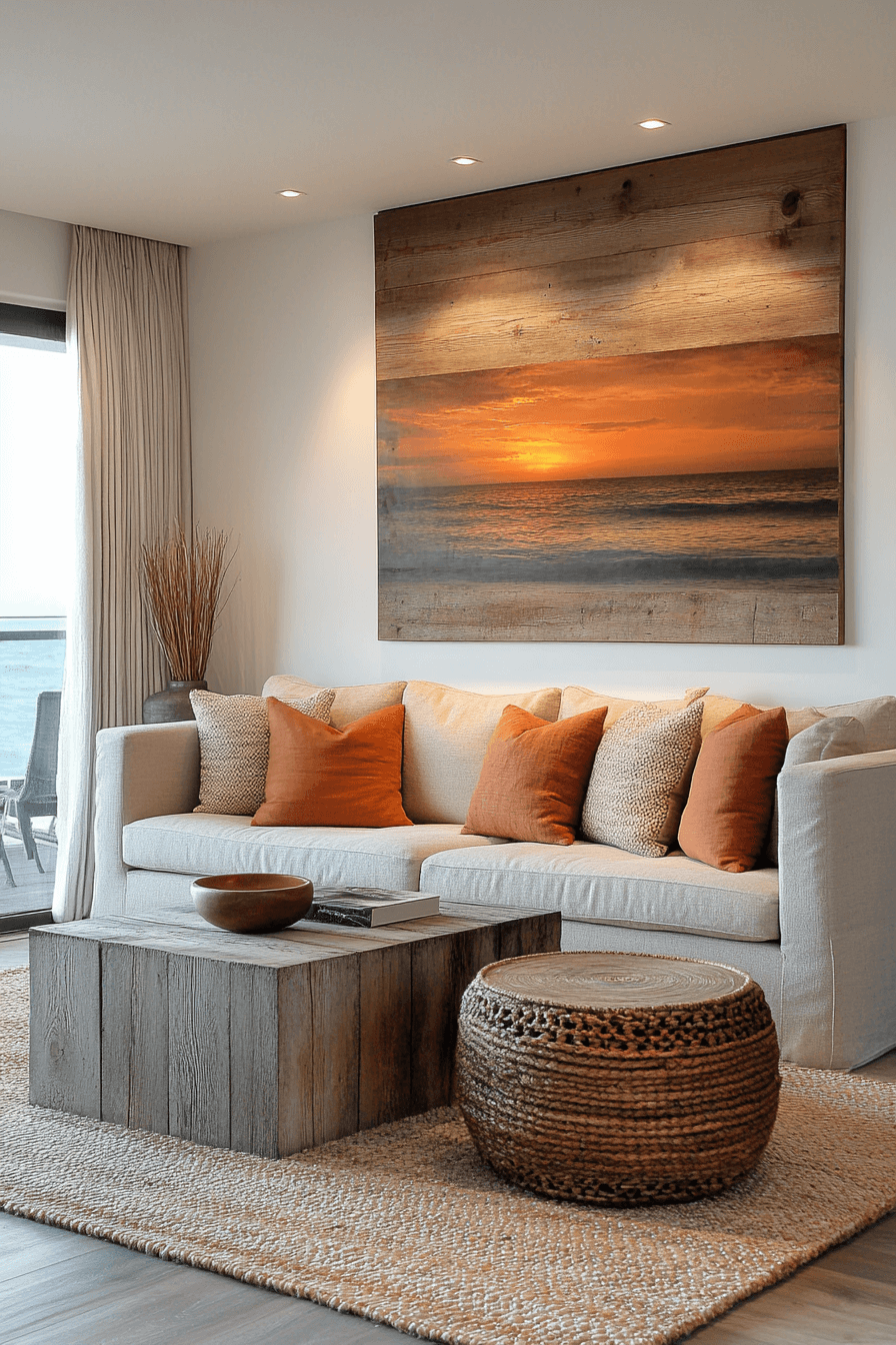 beige couch living room