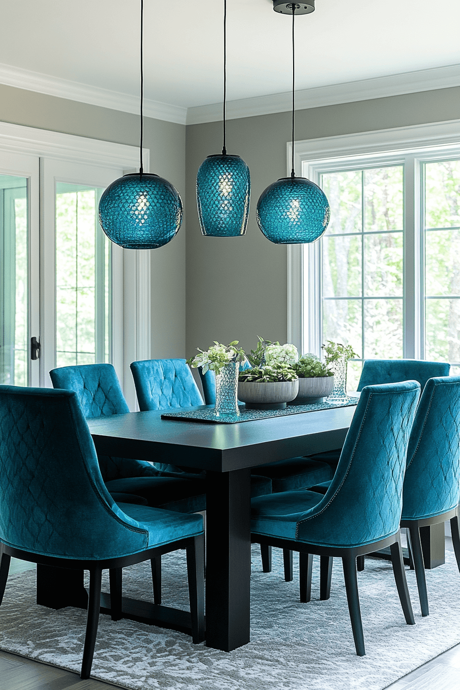 granny chic dining room