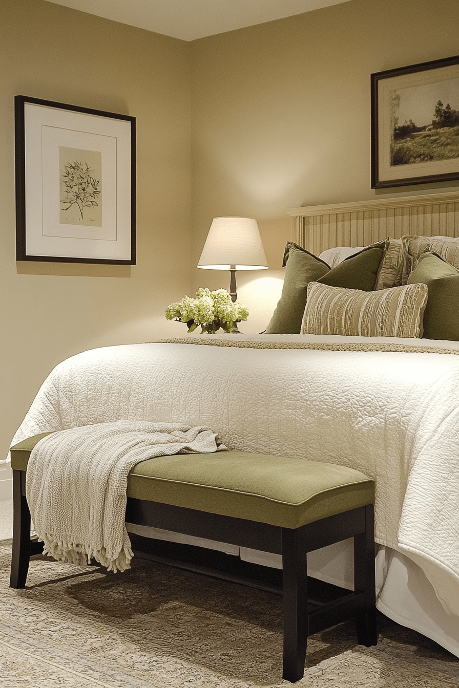 Beige And Green Bedroom Ideas