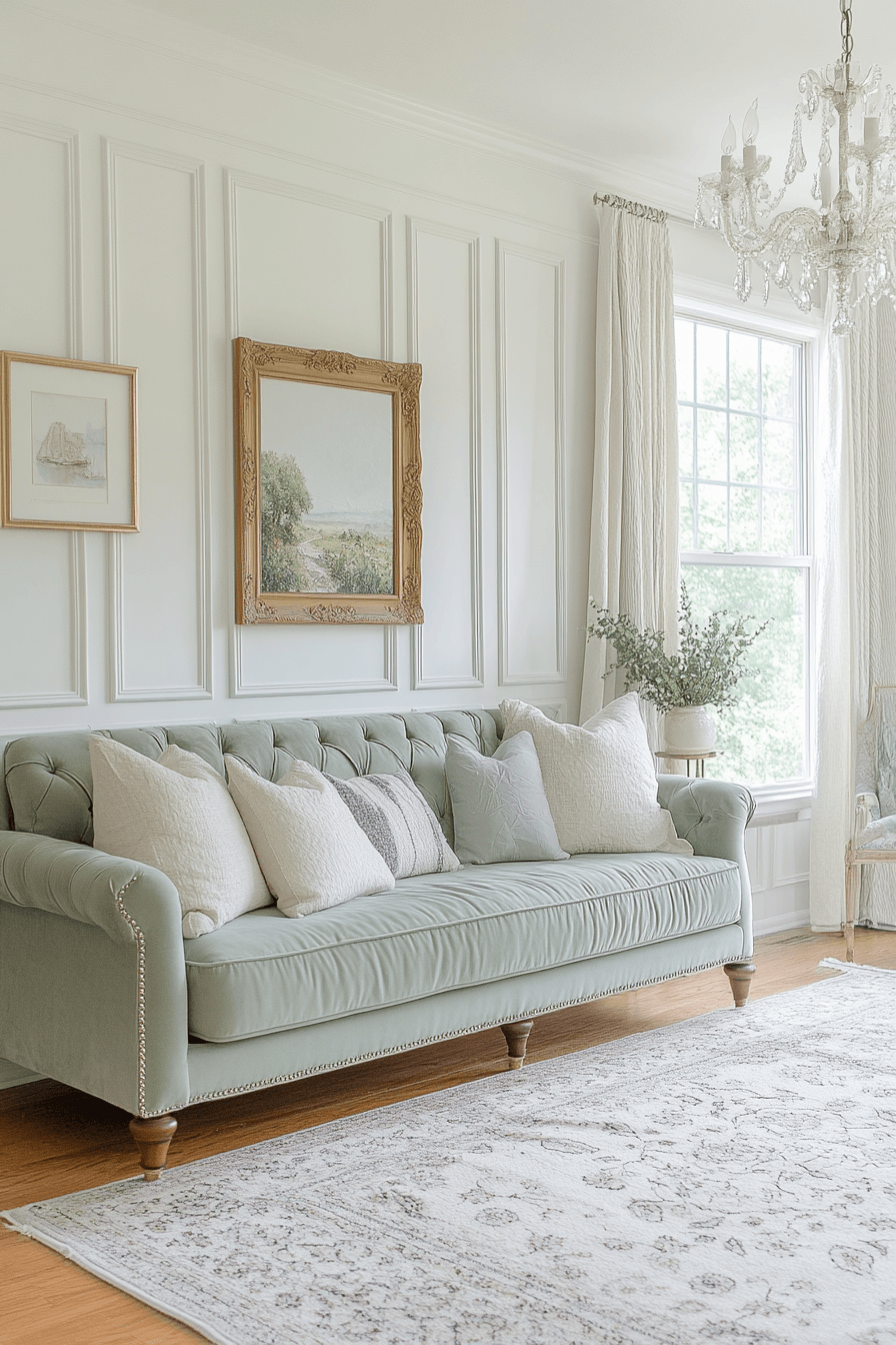 green couch living room ideas