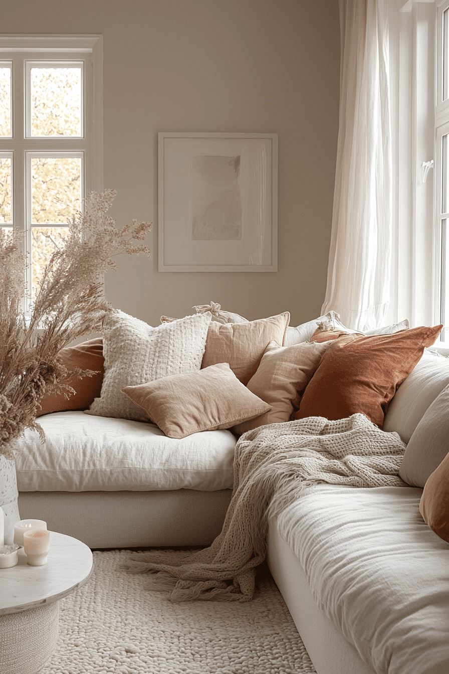 cozy vintage living room