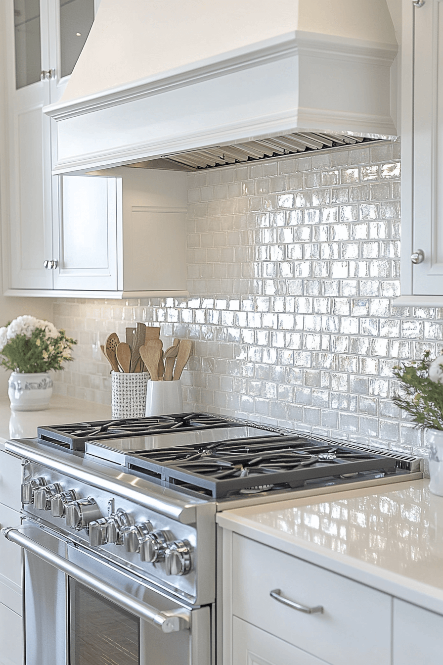 white backsplash kitchen