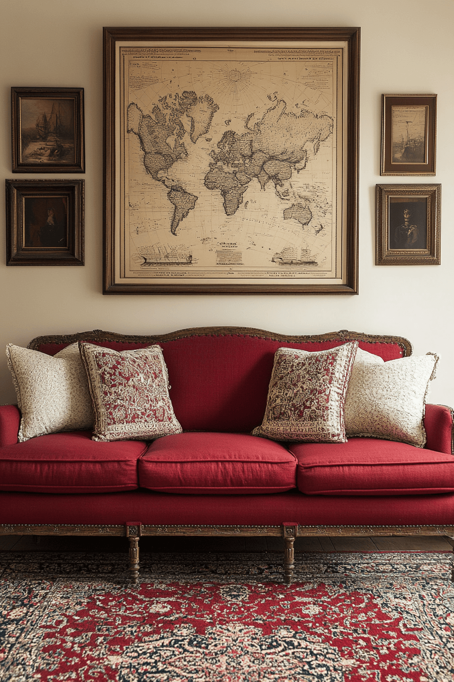 granny chic living room