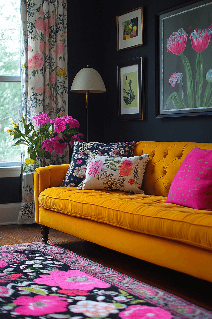 granny chic living room