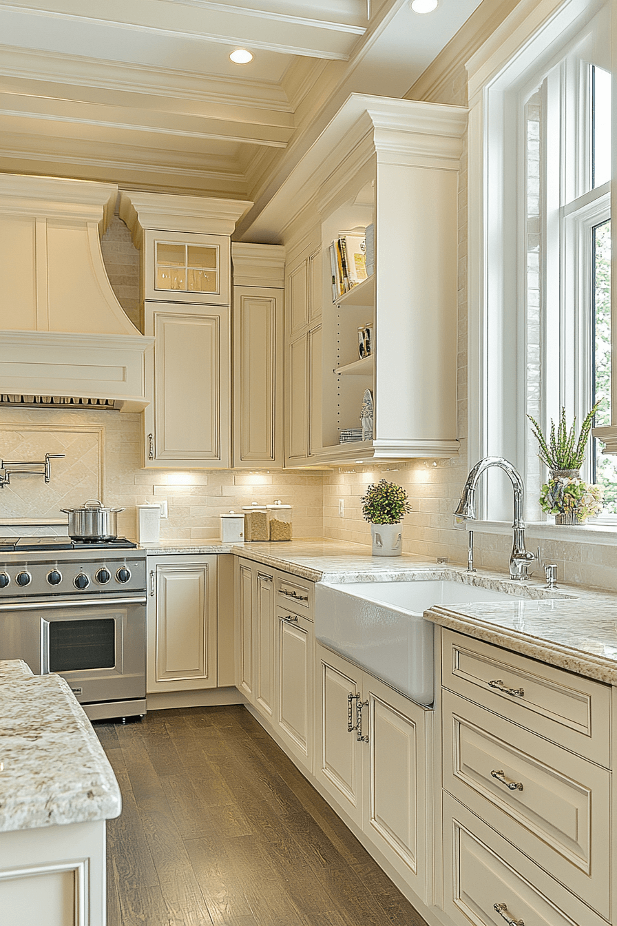 ivory kitchen cabinets