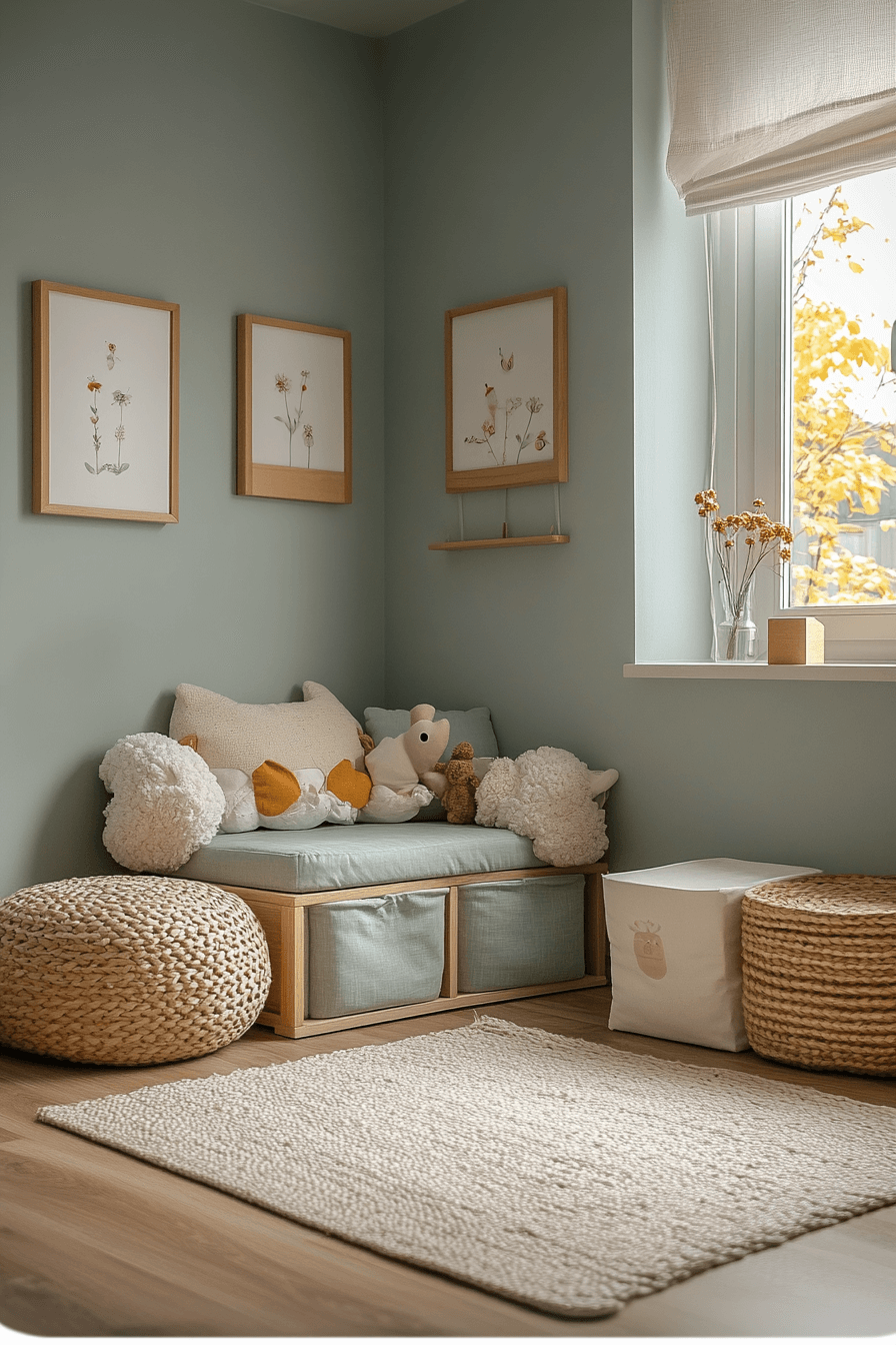 japandi kids room