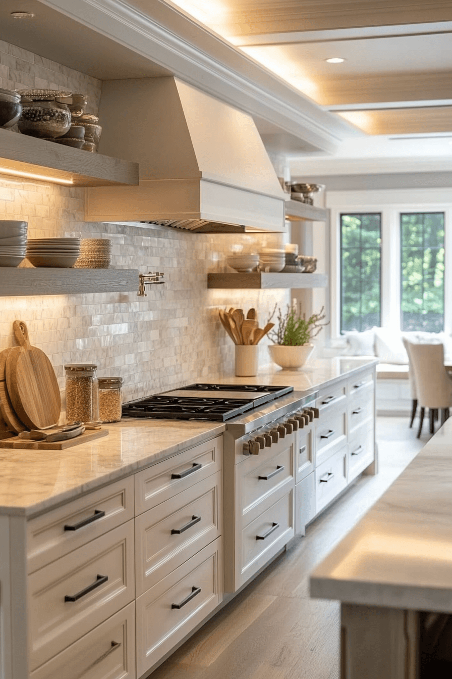 marble backsplash
