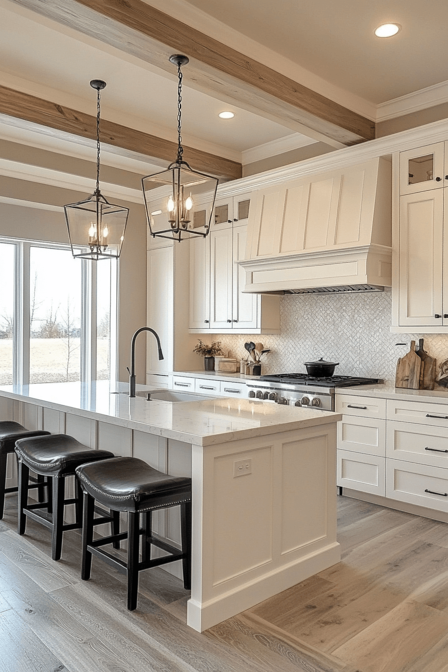 white shaker kitchen cabinets