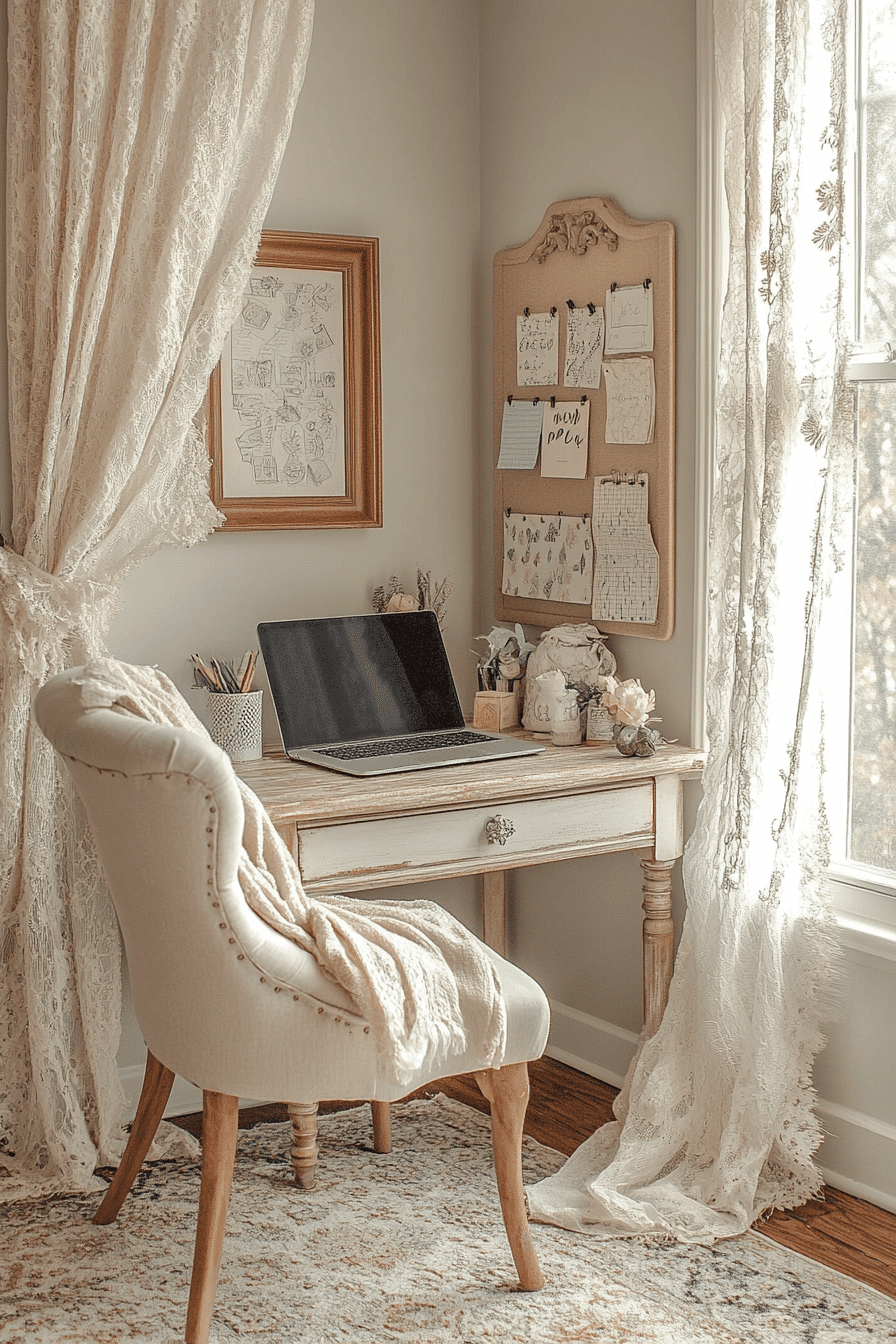 cottagecore office