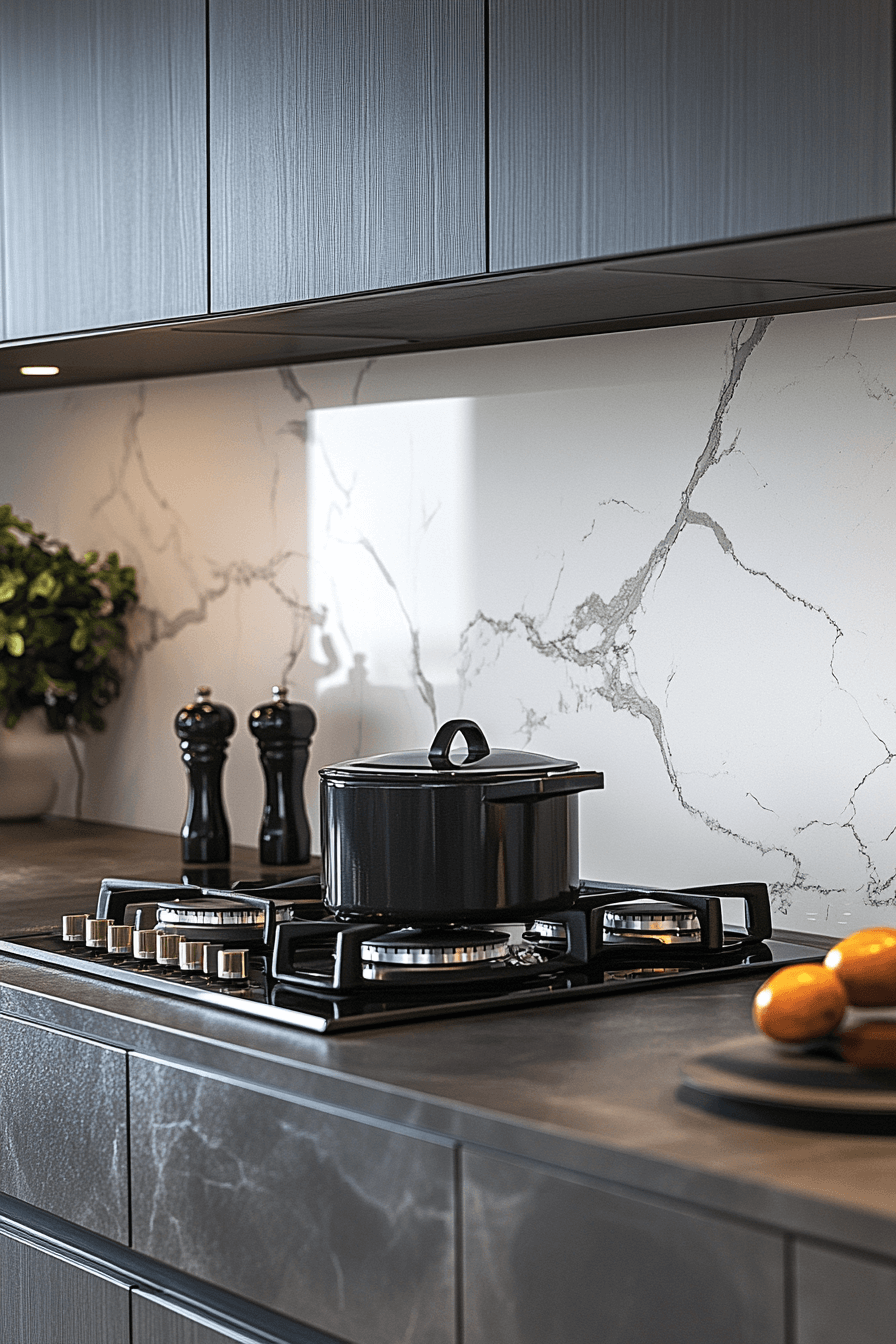 marble backsplash