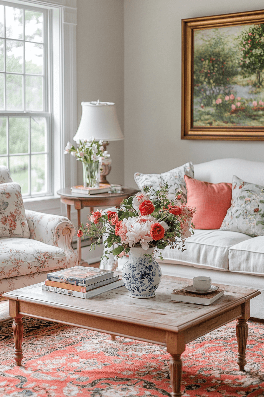 granny chic living room