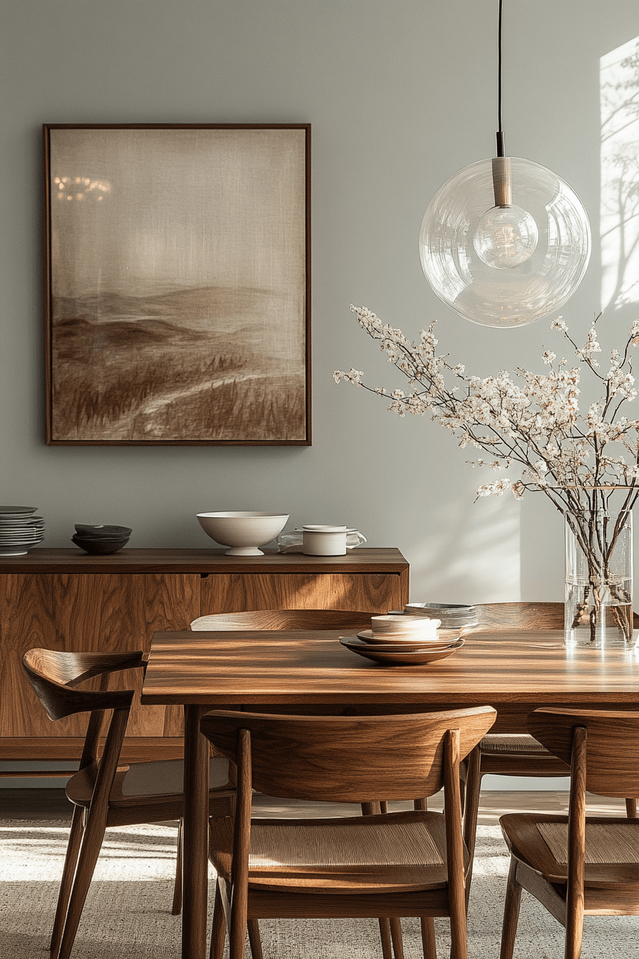 granny chic dining room