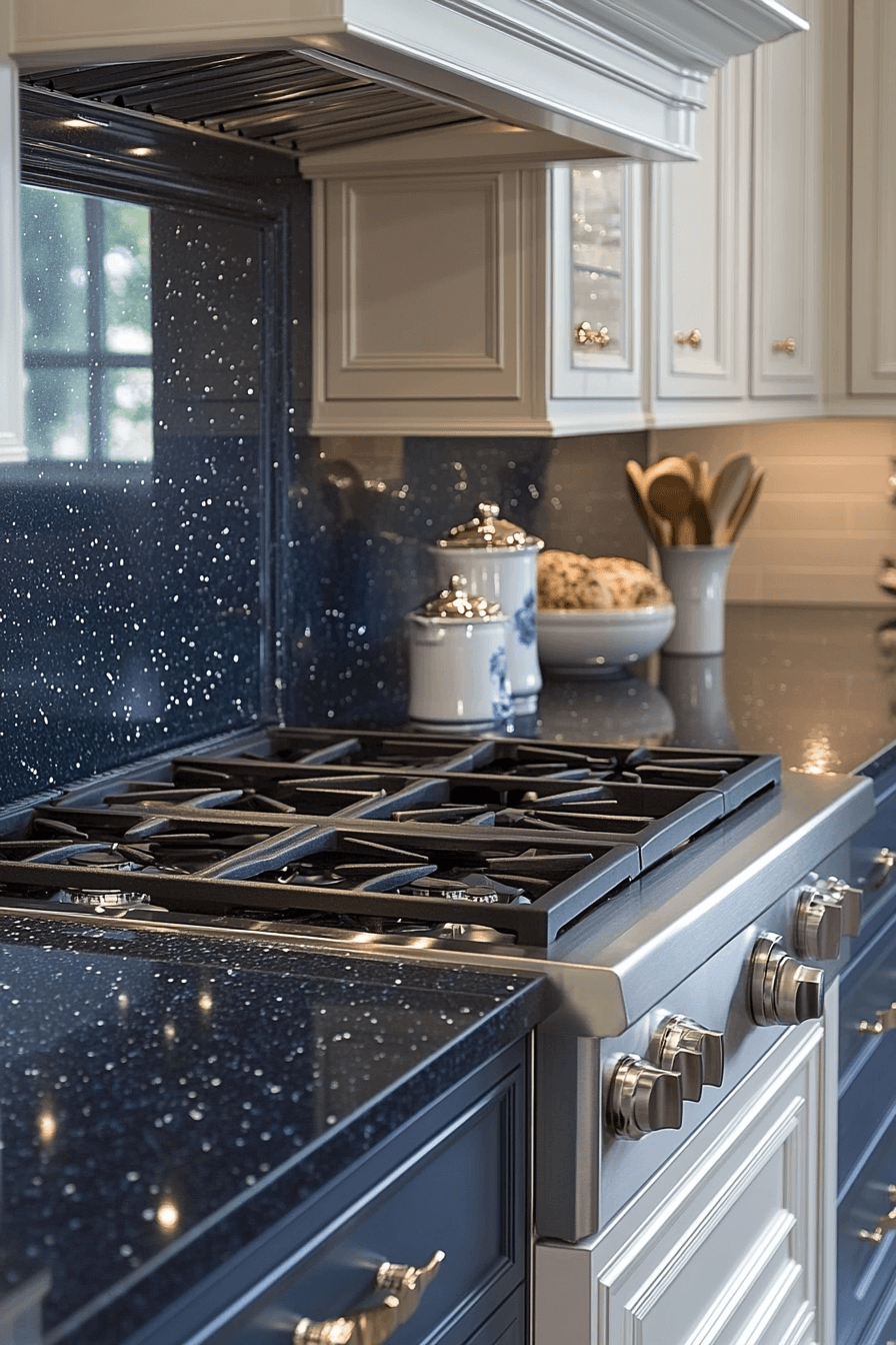 blue granite countertops