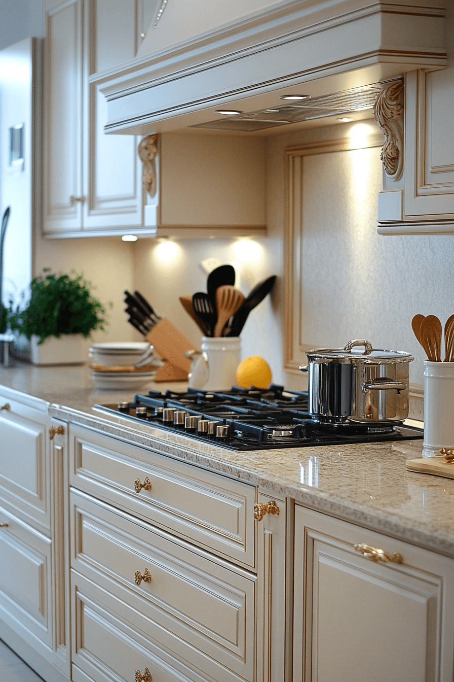 ivory kitchen cabinets
