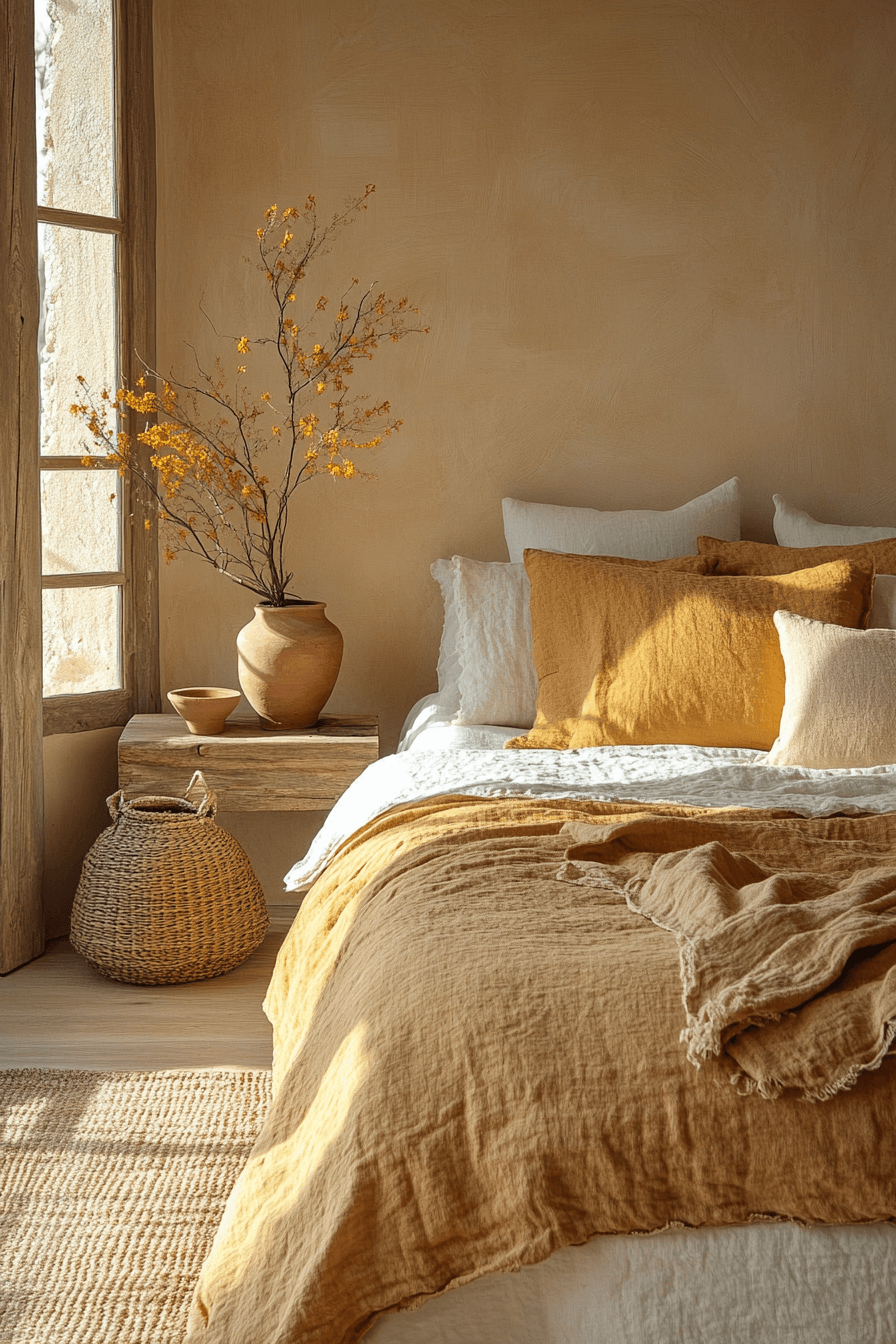 vintage farmhouse bedroom