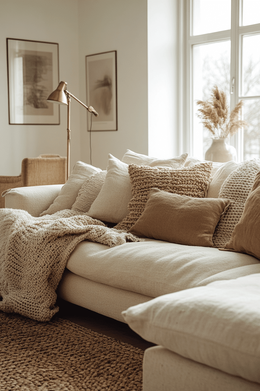 cozy vintage living room