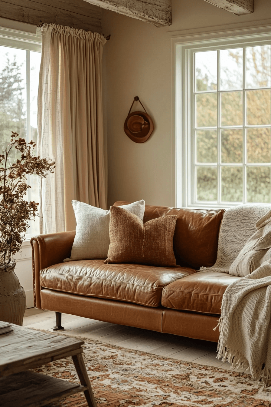cozy vintage living room