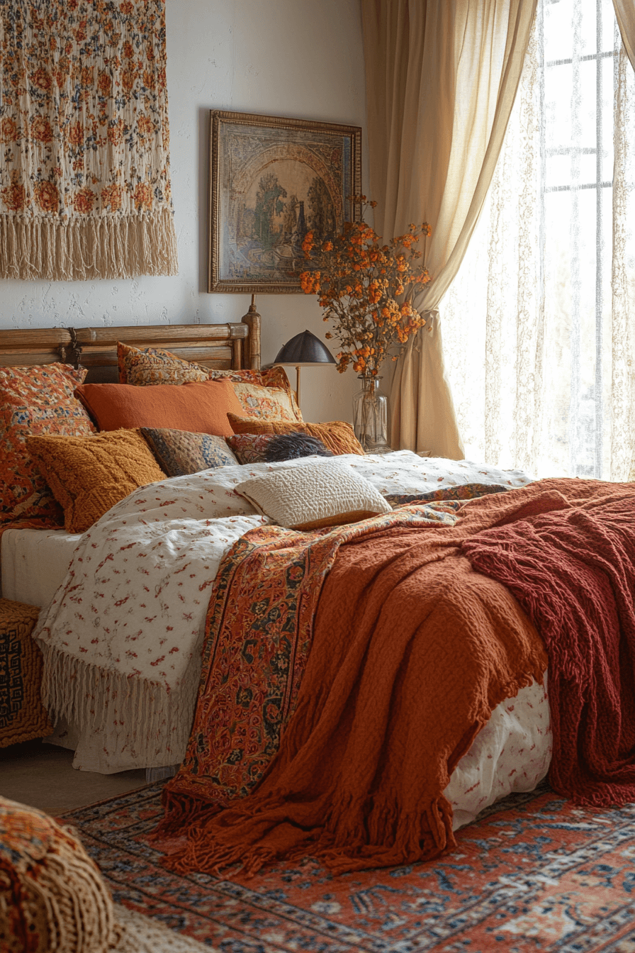 boho chic bedroom