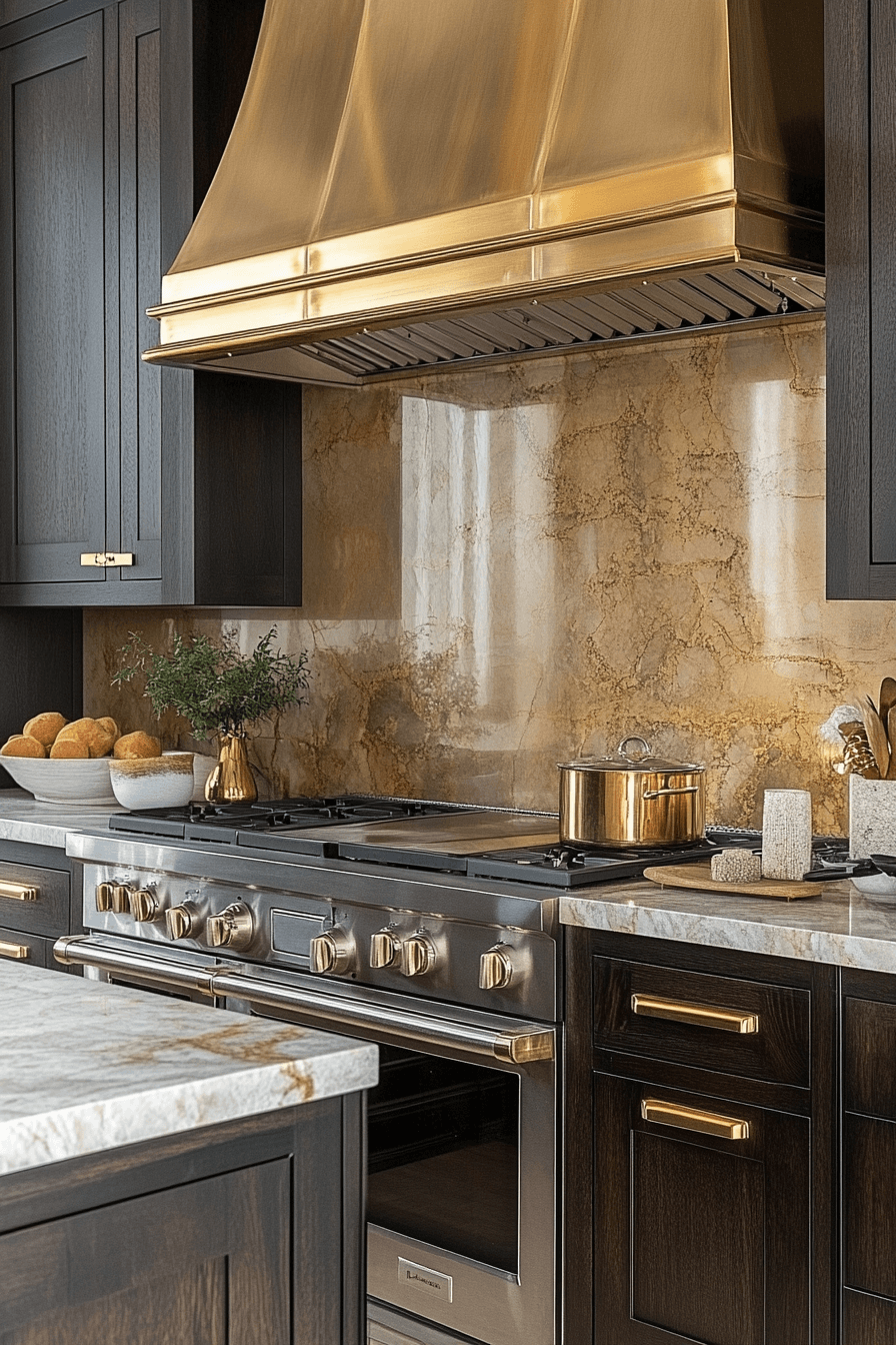 dark oak kitchen cabinets