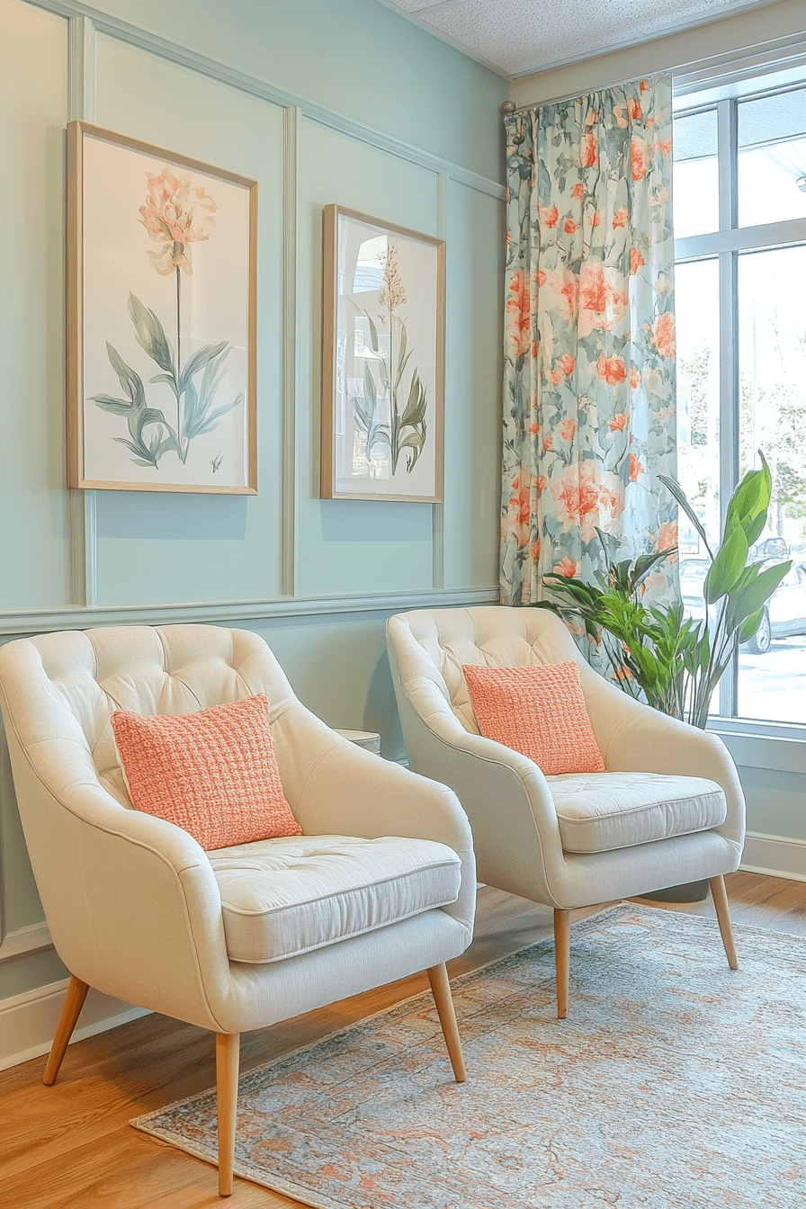 granny chic living room