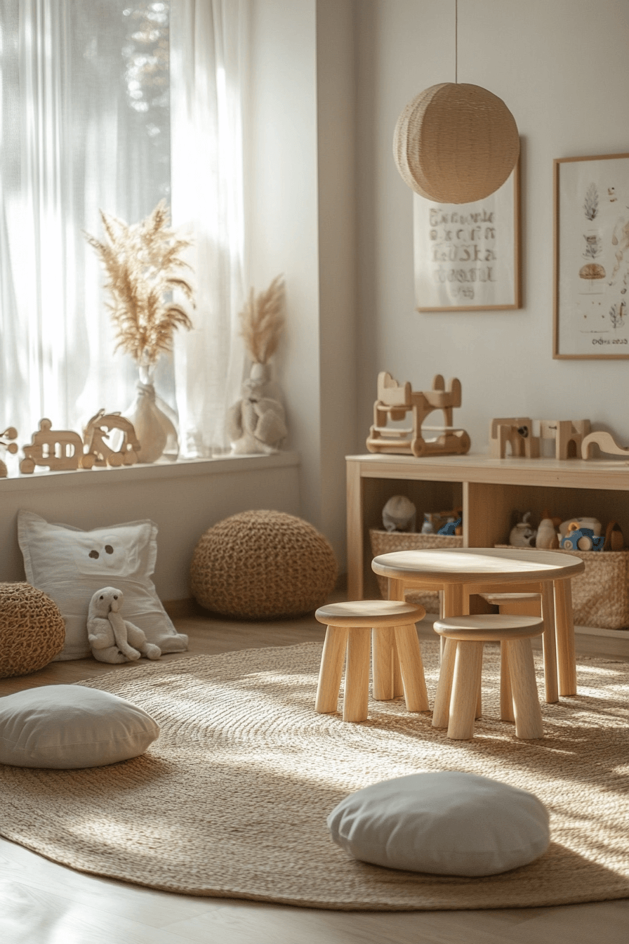 japandi kids room